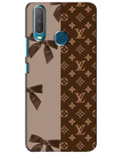 Чехол для Vivo Y15 с картинкой «Louis Vuitton — банты»