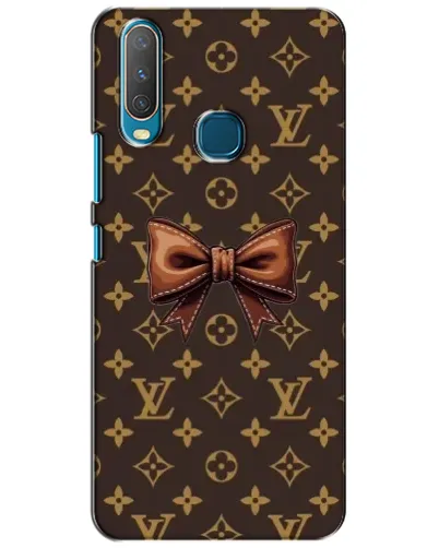 Чехол для Vivo Y15 с картинкой «LV с бантом»