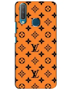 Чехол для Vivo Y15 с картинкой «Оранжевый стиль LV»