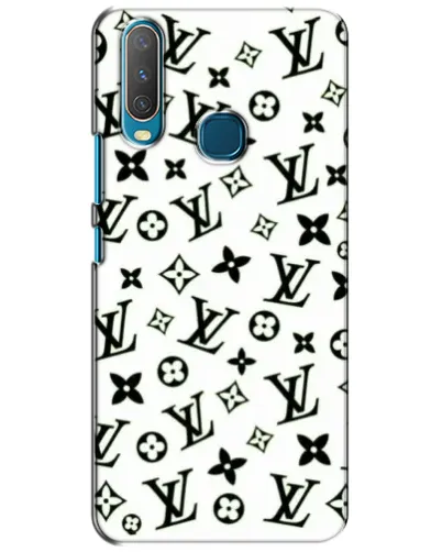 Чехол для Vivo Y15 с картинкой «Монохромный хаос LV»