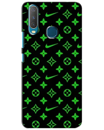 Чехол для Vivo Y15 с картинкой «Неоновый принт LV»