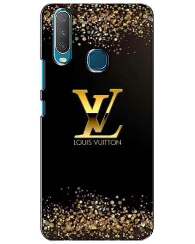 Чехол для Vivo Y15 с картинкой «LV — золотые искры»