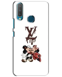 Чехол для Vivo Y15 с картинкой «LV и Микки Маус»