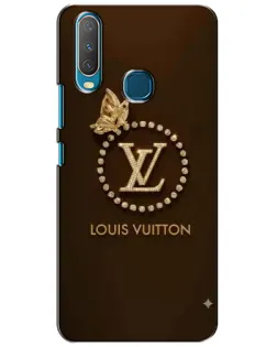 Чехол для Vivo Y15 с картинкой «LV — золотая печать»