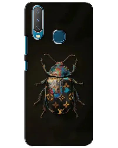 Чехол для Vivo Y15 с картинкой «LV — мраморный принт»