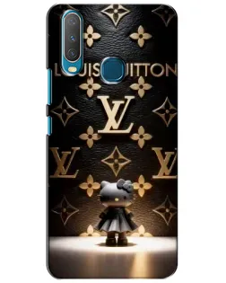Чехол для Vivo Y15 с картинкой «Монограмма с фигурой»