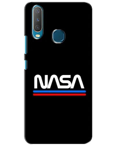 Чехол для Vivo Y15 с картинкой «NASA — классика Red Blue» Чехол для Vivo Y15 с картинкой «NASA — классика Red Blue»