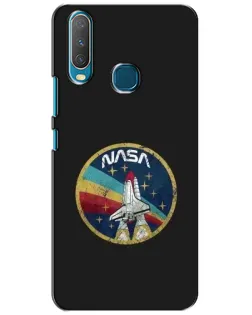 Чехол для Vivo Y15 с картинкой «NASA — эмблема миссии» Чехол для Vivo Y15 с картинкой «NASA — эмблема миссии»
