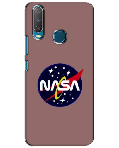 Чехол для Vivo Y15 с картинкой «NASA — ретро космос» Чехол для Vivo Y15 с картинкой «NASA — ретро космос»
