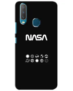 Чехол для Vivo Y15 с картинкой «NASA — технический принт» Чехол для Vivo Y15 с картинкой «NASA — технический принт»