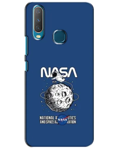 Чехол для Vivo Y15 с картинкой «NASA — лунная миссия» Чехол для Vivo Y15 с картинкой «NASA — лунная миссия»