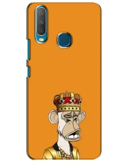 Чехол для Vivo Y15 с картинкой «Золотая обезьяна Bored Ape»