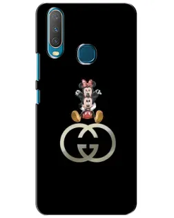 Чохол для Vivo Y15 з картинкою «Мінні Маус на лого» Чохол для Vivo Y15 з картинкою «Мінні Маус на лого»