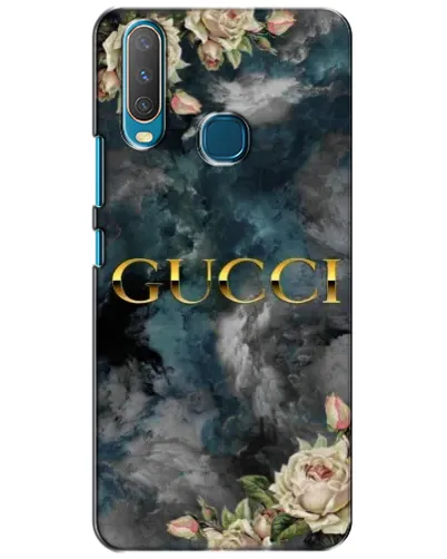 Чехол для Vivo Y15 с картинкой «Абстрактные цветы Gucci» Чехол для Vivo Y15 с картинкой «Абстрактные цветы Gucci»