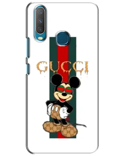 Чехол для Vivo Y15 с картинкой «Микки Маус Gucci — полосы» Чехол для Vivo Y15 с картинкой «Микки Маус Gucci — полосы»