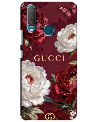 Чехол для Vivo Y15 с картинкой «Gucci — бордовые розы» Чехол для Vivo Y15 с картинкой «Gucci — бордовые розы»