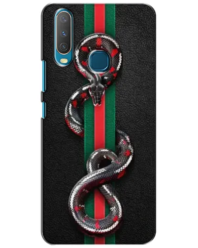 Чехол для Vivo Y15 с картинкой «Gucci — змея на полосе» Чехол для Vivo Y15 с картинкой «Gucci — змея на полосе»
