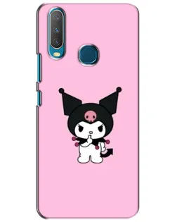 Чехол для Vivo Y15 с картинкой «Kuromi — розовая нежность»