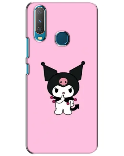 Чехол для Vivo Y15 с картинкой «Kuromi — розовая нежность»