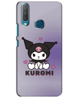 Чехол для Vivo Y15 с картинкой «Kuromi — фиолетовый арт»