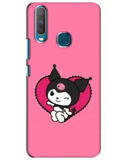 Чехол для Vivo Y15 с картинкой «Kuromi — любовь в сердце»