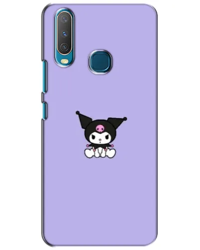Чехол для Vivo Y15 с картинкой «Kuromi — фиолетовый минимализм»