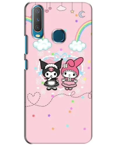 Чехол для Vivo Y15 с картинкой «My Melody и Kuromi»