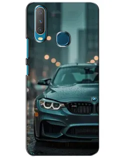 Чехол для Vivo Y15 с картинкой «BMW в огнях города»