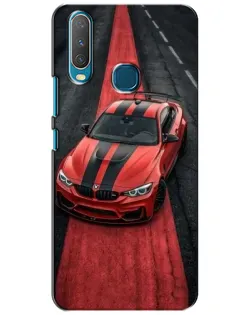 Чехол для Vivo Y15 с картинкой «BMW на красной дорожке»