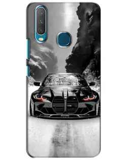 Чехол для Vivo Y15 с картинкой «BMW — акварельный дрифт» Чехол для Vivo Y15 с картинкой «BMW — акварельный дрифт»