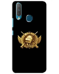 Чохол для Vivo Y15 з картинкою «PUBG — помаранчевий градієнт»