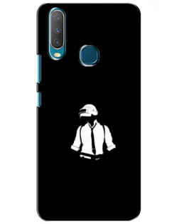 Чехол для Vivo Y15 с картинкой «PUBG — белый шлем» Чехол для Vivo Y15 с картинкой «PUBG — белый шлем»