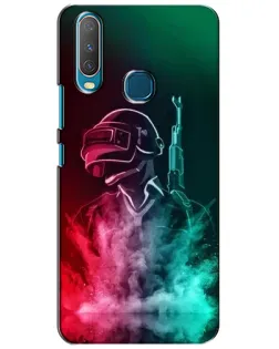 Чехол для Vivo Y15 с картинкой «PUBG — огненный воин» Чехол для Vivo Y15 с картинкой «PUBG — огненный воин»