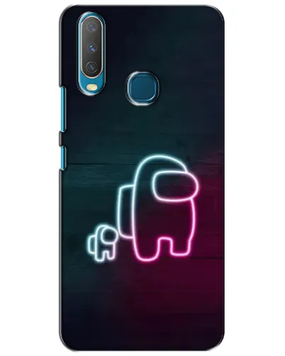 Чехол для Vivo Y15 с картинкой «Among Us неон-арт» Чехол для Vivo Y15 с картинкой «Among Us неон-арт»