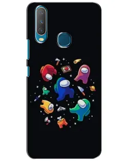 Чехол для Vivo Y15 с картинкой «Among Us космос» Чехол для Vivo Y15 с картинкой «Among Us космос»