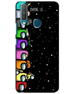 Чехол для Vivo Y15 с картинкой «Команда Among Us» Чехол для Vivo Y15 с картинкой «Команда Among Us»