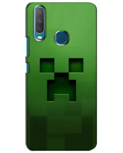 Чехол для Vivo Y15 с картинкой «Крипер микро-дизайн»