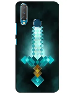 Чехол для Vivo Y15 с картинкой «Алмазный меч неон» Чехол для Vivo Y15 с картинкой «Алмазный меч неон»