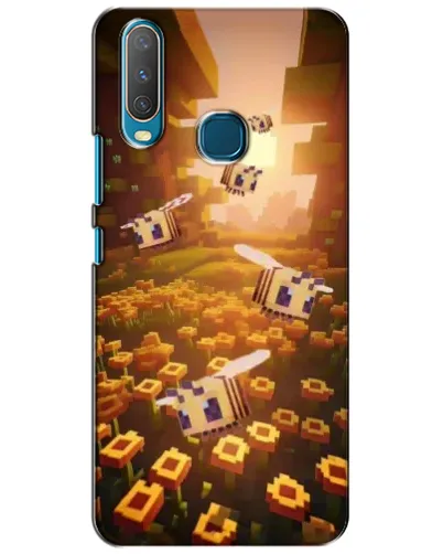Чехол для Vivo Y15 с картинкой «Поле подсолнухов»