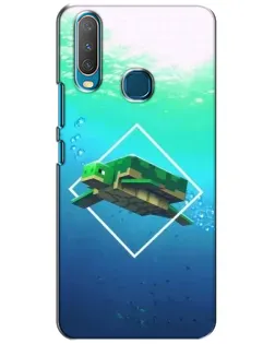 Чехол для Vivo Y15 с картинкой «Черепаха Minecraft» Чехол для Vivo Y15 с картинкой «Черепаха Minecraft»