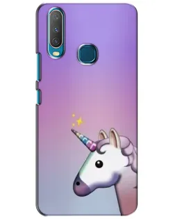 Чехол для Vivo Y15 с картинкой «Единорог градиент»