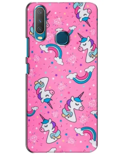 Чехол для Vivo Y15 с картинкой «Unicorn паттерн розовый» Чехол для Vivo Y15 с картинкой «Unicorn паттерн розовый»
