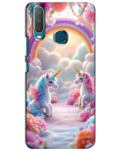 Чехол для Vivo Y15 с картинкой «Радуга и единороги» Чехол для Vivo Y15 с картинкой «Радуга и единороги»