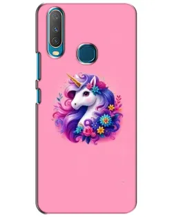 Чехол для Vivo Y15 с картинкой «Сказочный единорог»