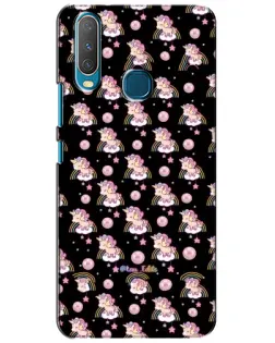 Чехол для Vivo Y15 с картинкой «Magic Unicorn паттерн»