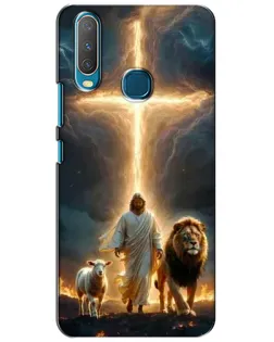 Чехол для Vivo Y15 с картинкой «Лев Иуды и Свет»