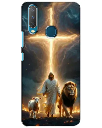 Чехол для Vivo Y15 с картинкой «Лев Иуды и Свет»