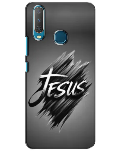 Чехол для Vivo Y15 с картинкой «Надпись Jesus Graffiti»