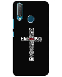 Чехол для Vivo Y15 с картинкой «Текстовый крест» Чехол для Vivo Y15 с картинкой «Текстовый крест»