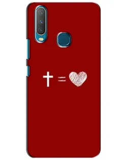 Чехол для Vivo Y15 с картинкой «Уравнение любви» Чехол для Vivo Y15 с картинкой «Уравнение любви»